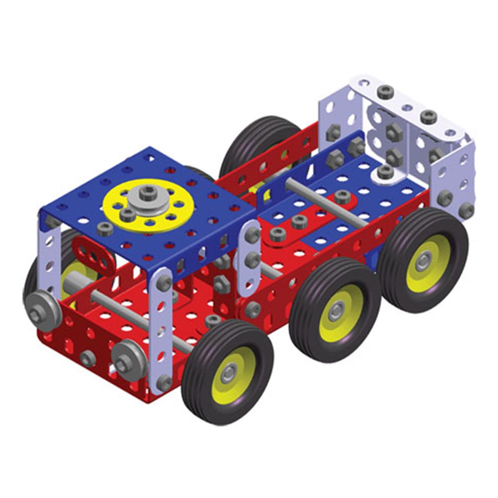 Метален конструктор, Сервизни коли, 10 в 1, 217 части