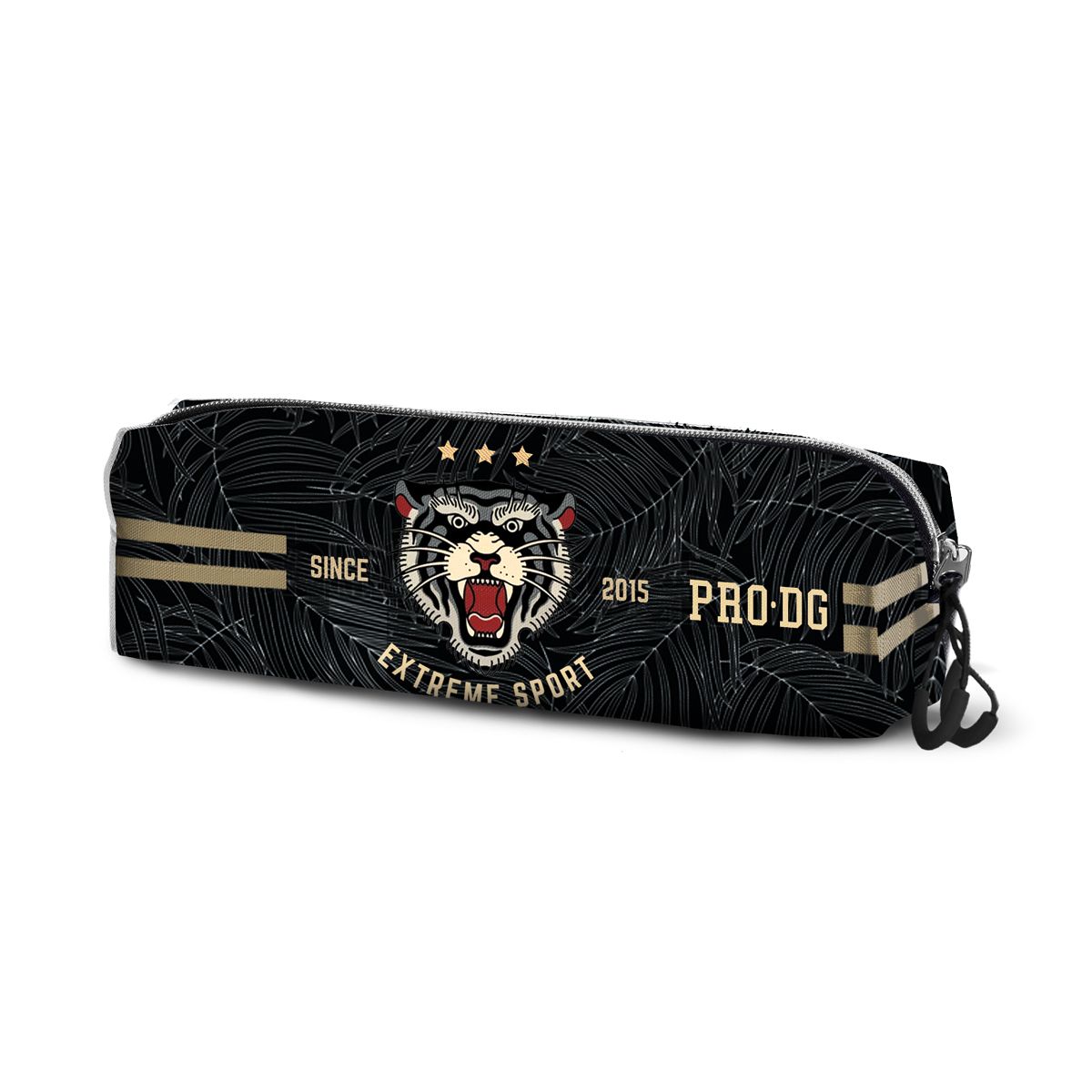 Fan Square Pencil Case, Квадратен ученически несесер, PRODG, Тигър, Karactermania