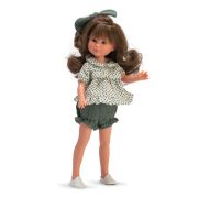 Кукла Силия, със зелени къси панталонки и блуза, 30 см