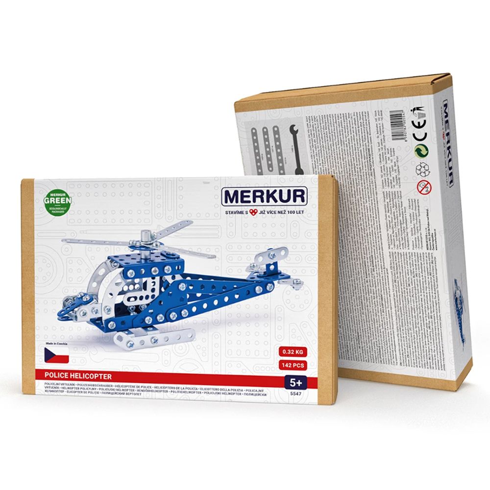 Метален конструктор, Полицейски хеликоптер, 142 части
