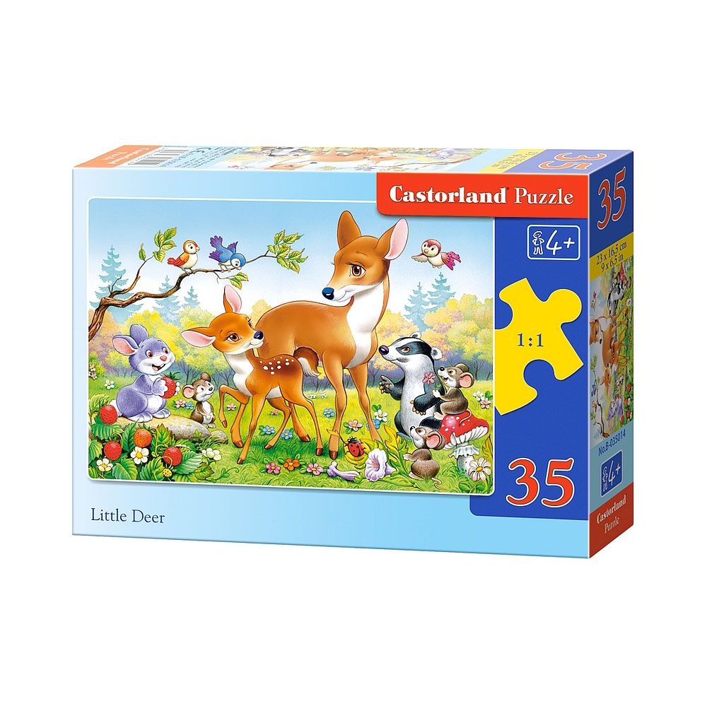 Castorland, Малки сърнички, пъзел 35 части