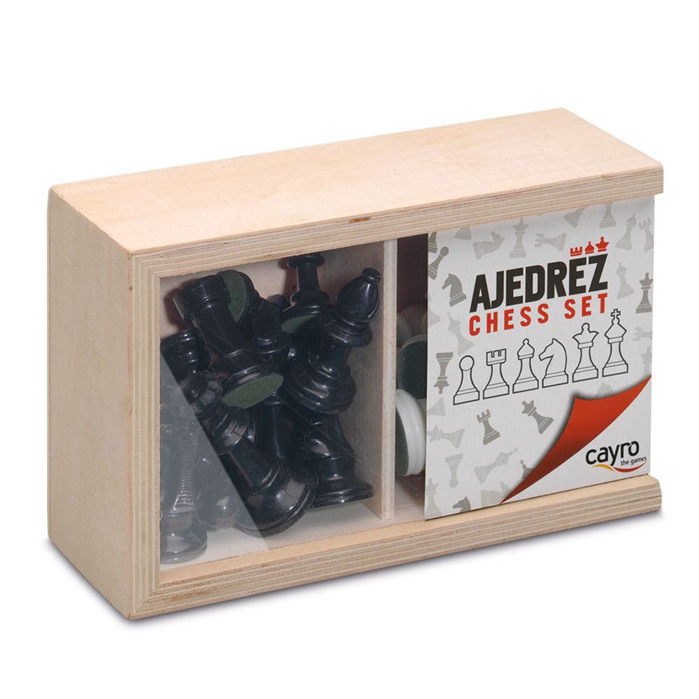 Cayro, Фигури за шах, №3, в дървена кутия