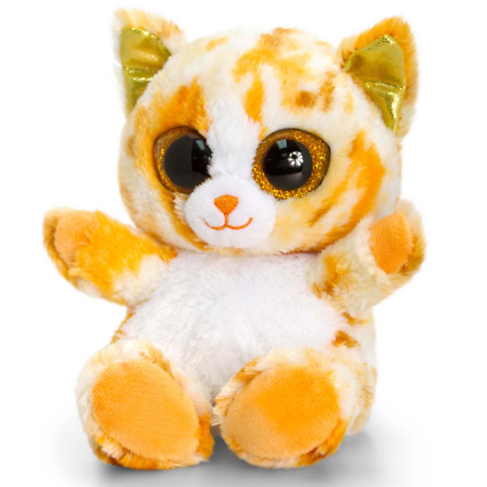 Keel Toys, Анимотсу, Плюшено оранжево коте, 15 см