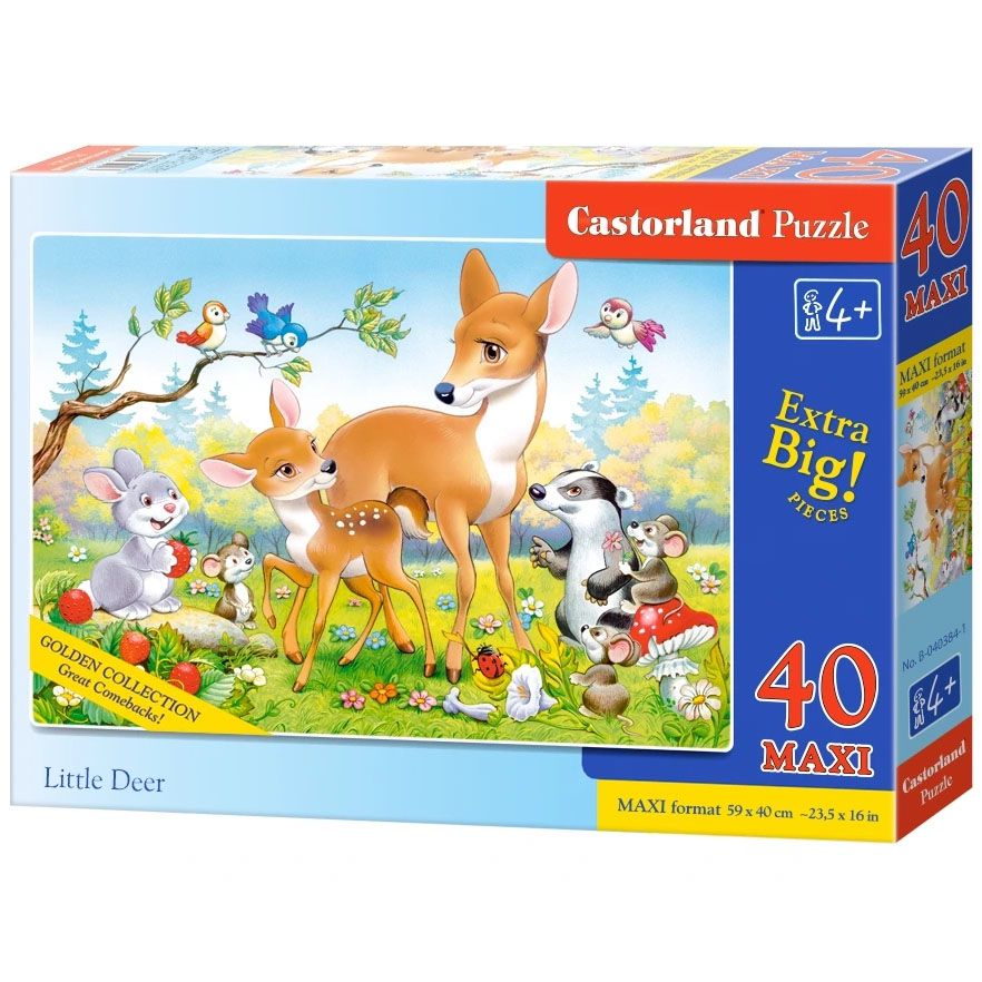 MAXI, Еленчето, пъзел с 40 части, Castorland