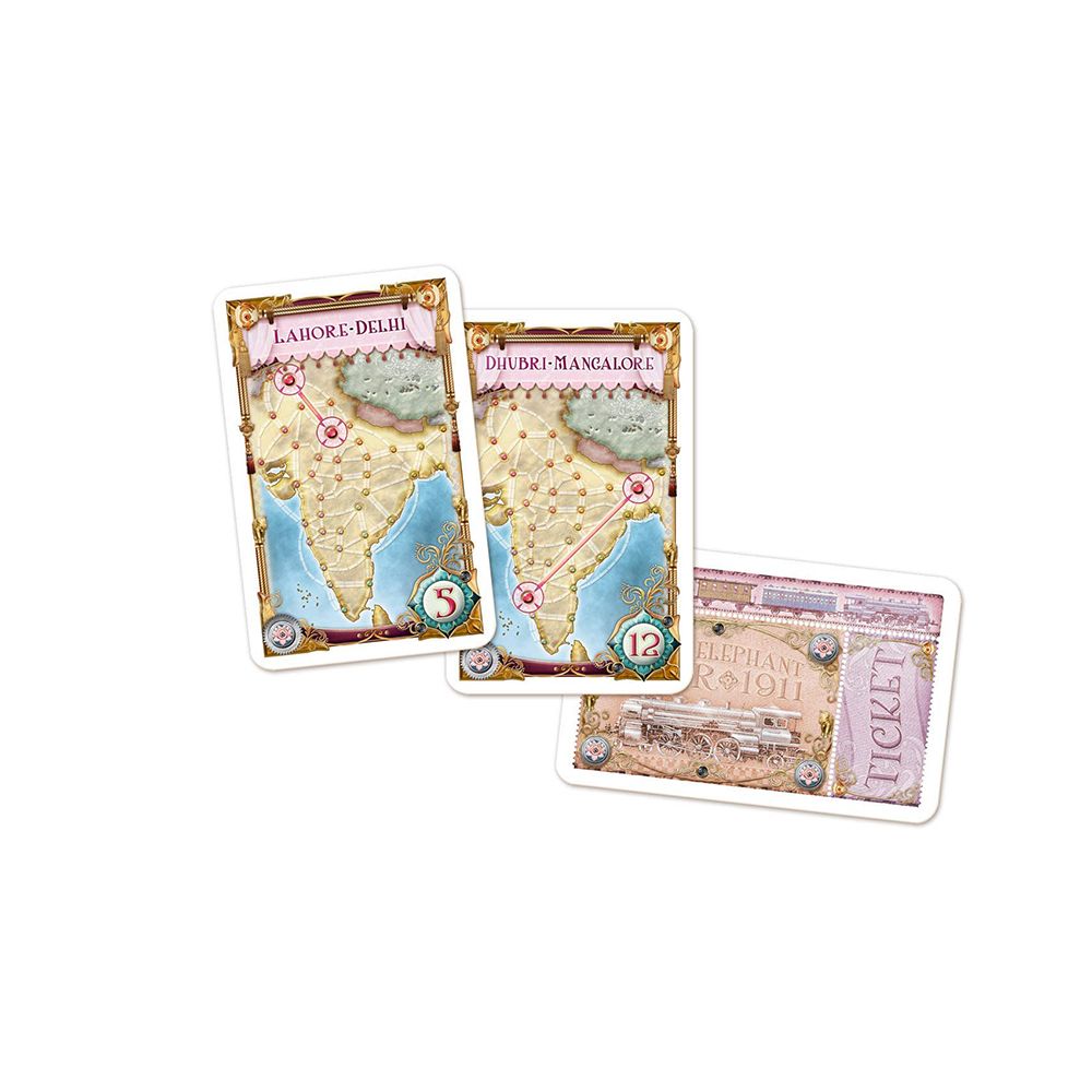 Ticket to Ride India, разширение за настолна игра