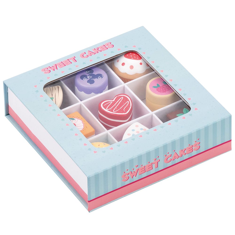 Комплект дървени кексчета