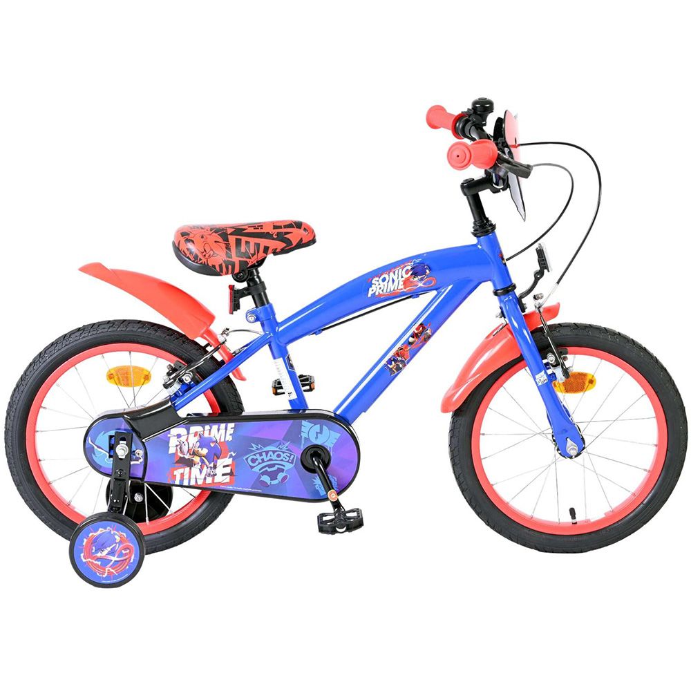 E&L Company, Детски велосипед с помощни колела, Sonic, 16 инча