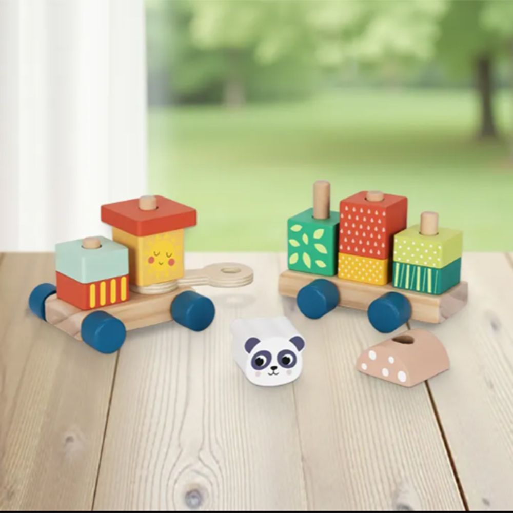Дървено дидактическо влакче, Панда