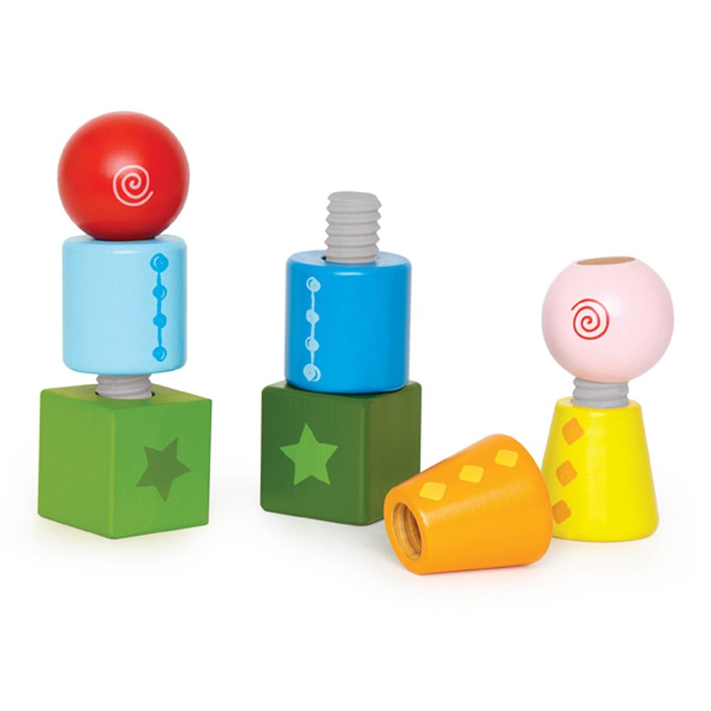 Hape, Завърти и сглоби, Форми и цветове