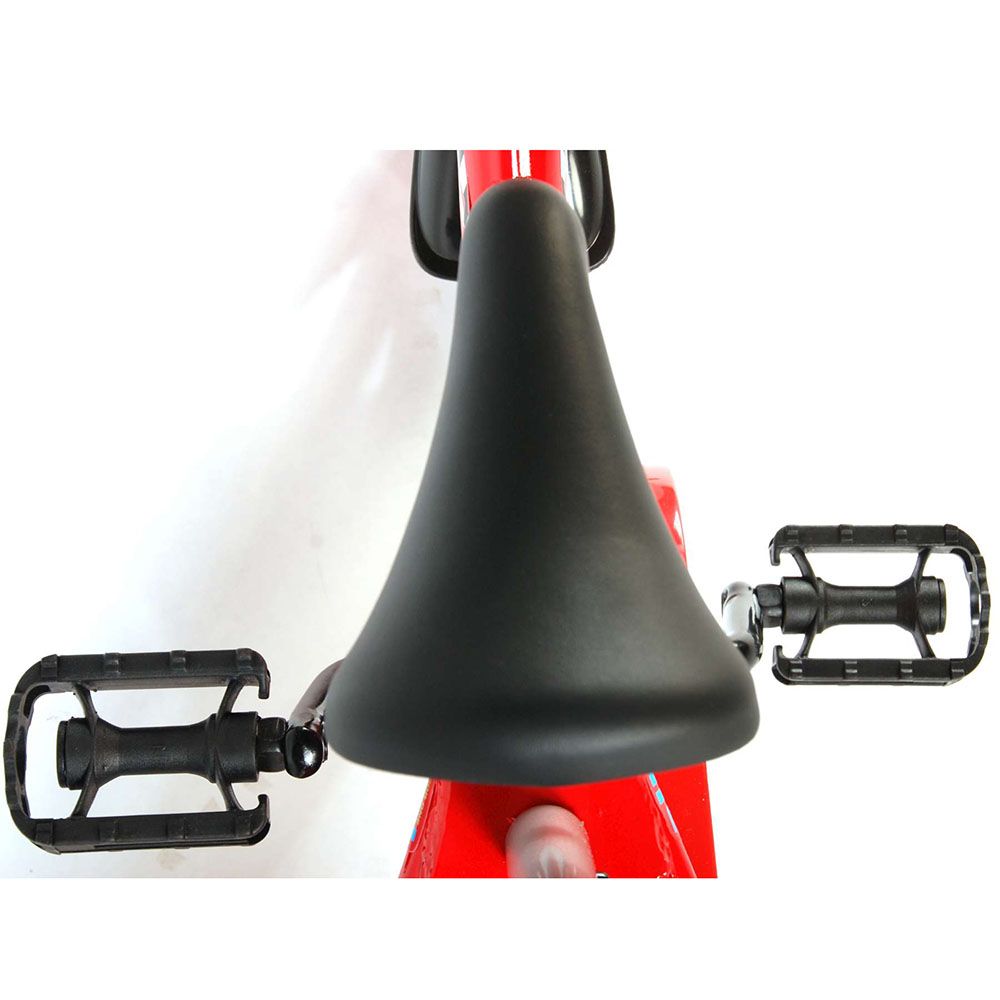 Велосипед с родителски контрол и помощни колела, Disney Cars, 10 инча