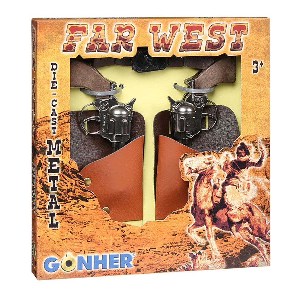 GONHER, Два револвера с кобури, WILD-WEST