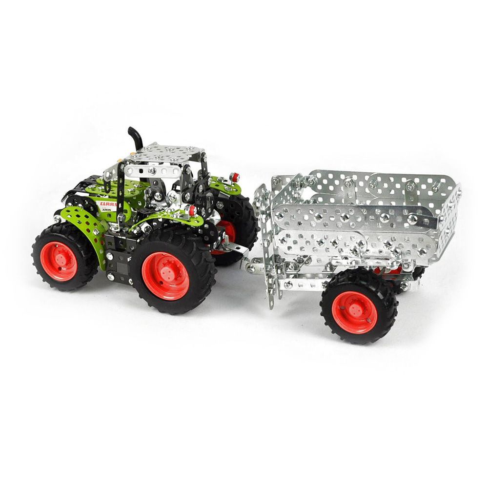 Метален конструктор Трактор Claas Arion 430 с ремарке, 700 части
