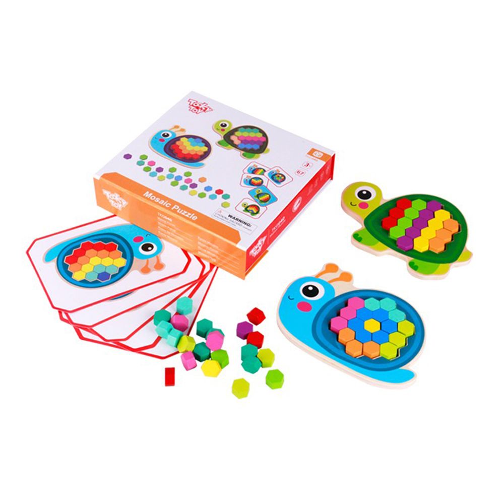 TookyToy, Дървена мозайка, Охлювът и костенурката