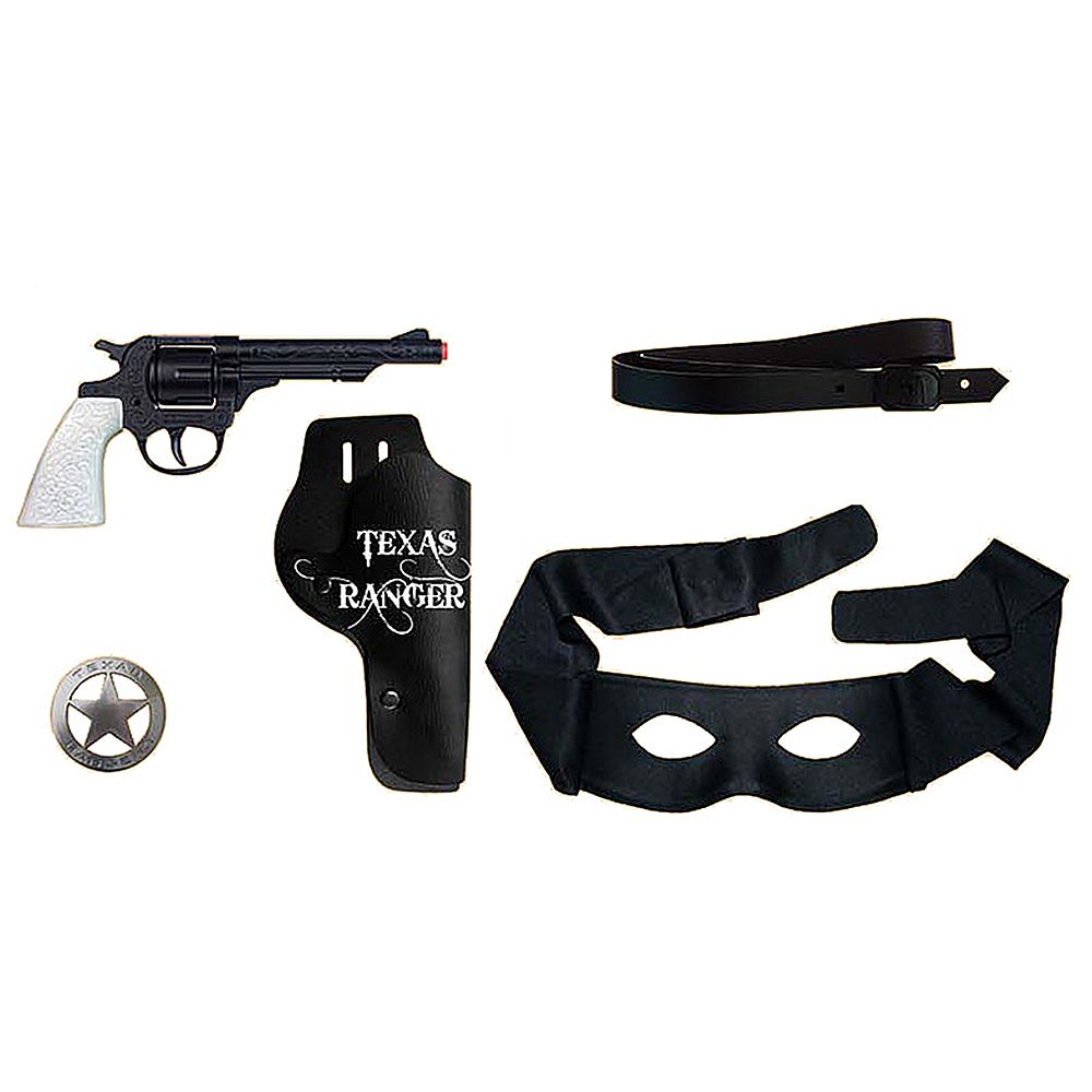 Револвер с кобур, маска и значка, The Mask Ranger