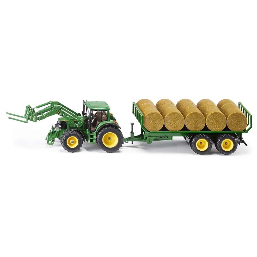 Siku, Трактор John Deere с ремарке за кръгли бали
