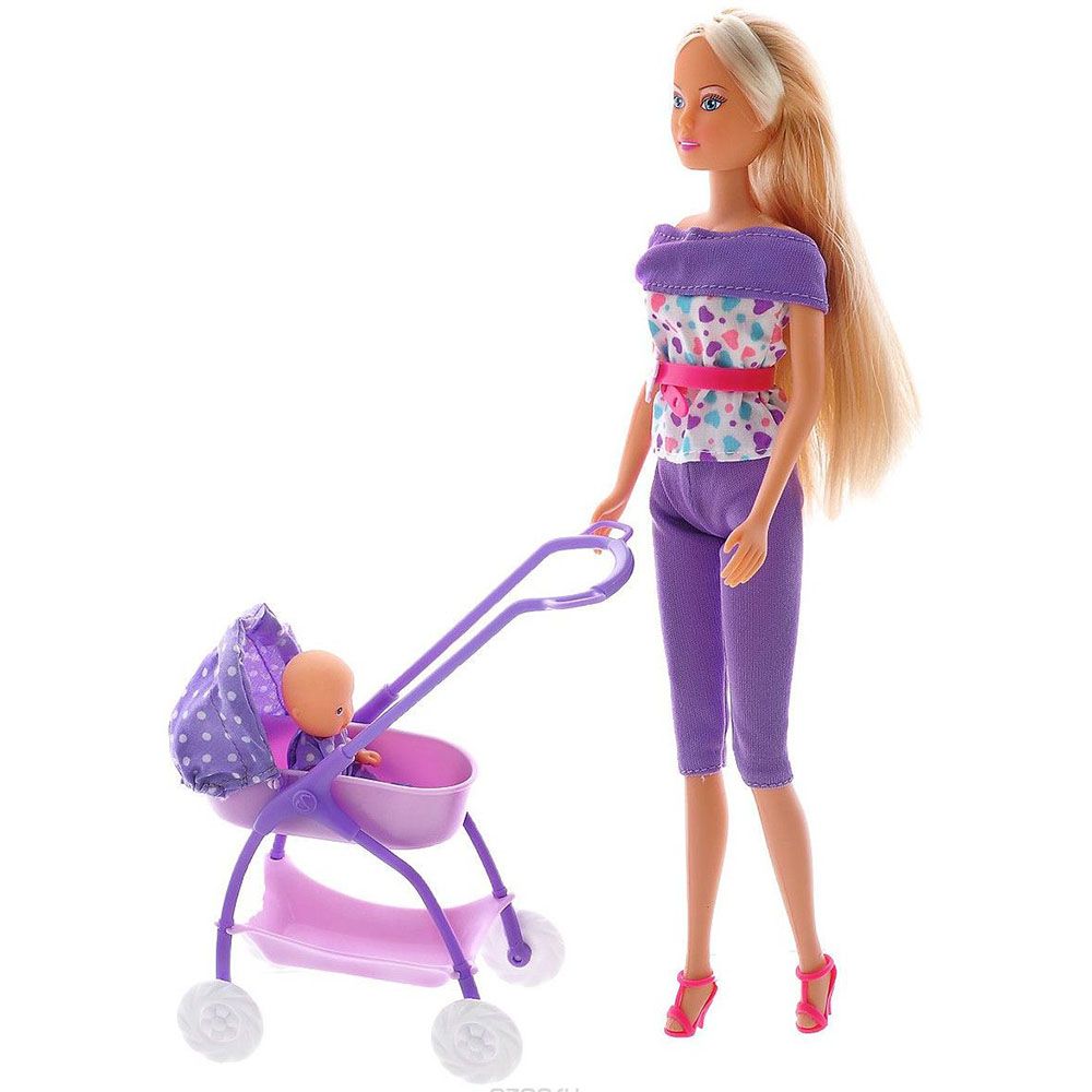 Кукла Стефи, с количка и бебе