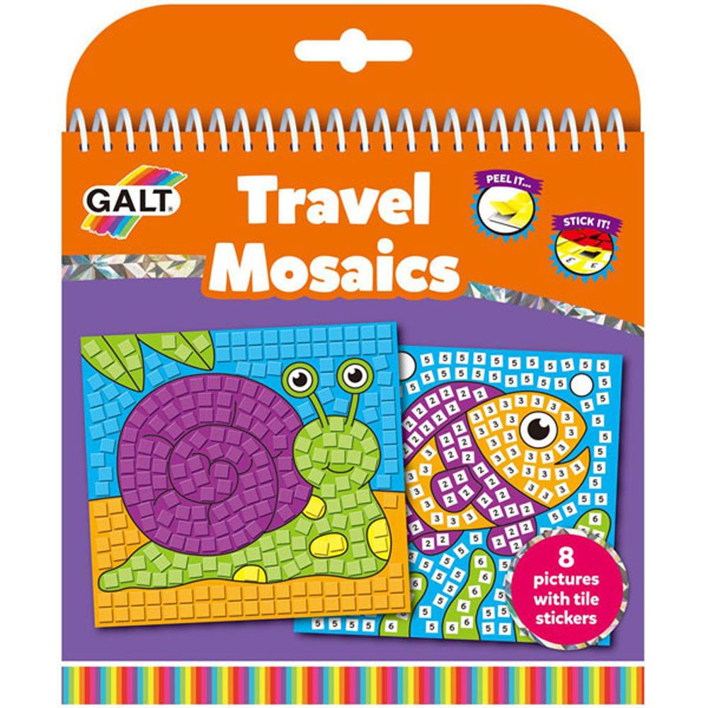 Galt Toys, Книжка за път, Картинки от мозайки