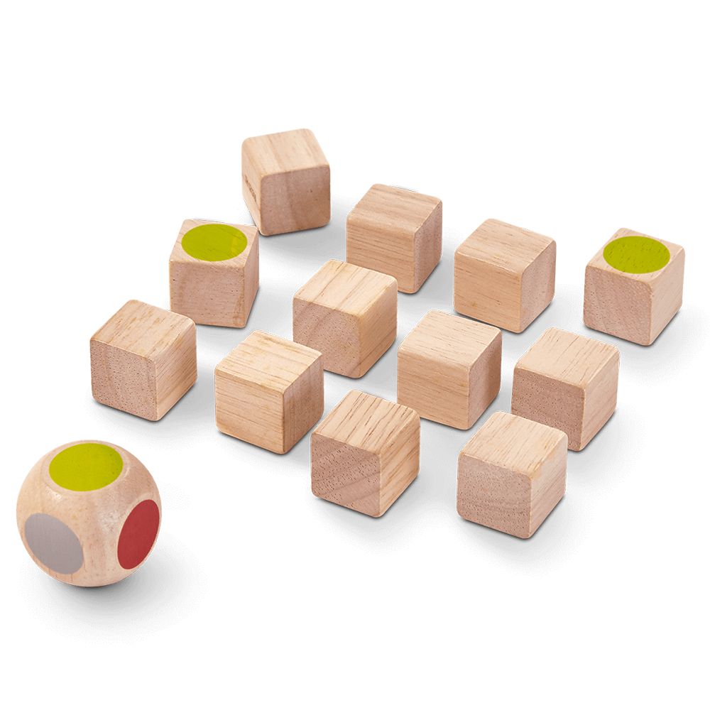 PlanToys, Мини мемо игра, Запомни кубчето