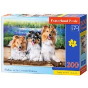 Шелти в лавандуловата градина, пъзел 200 части