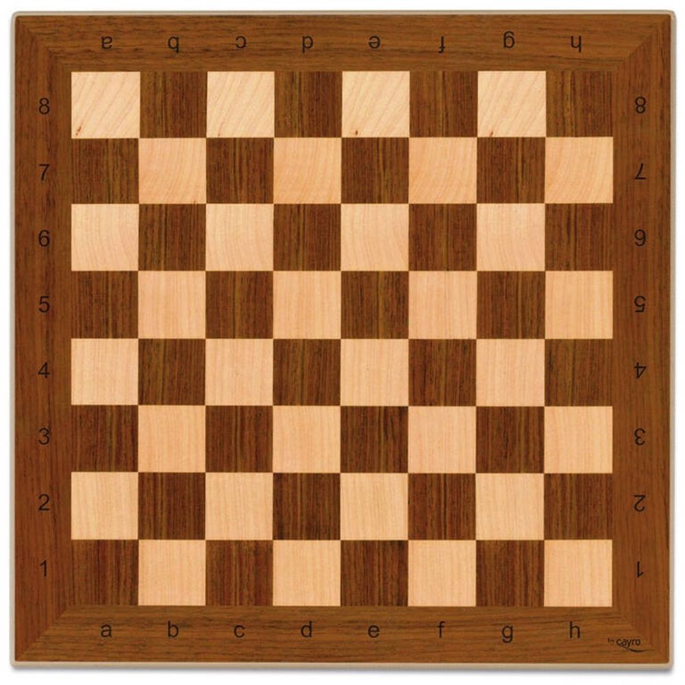 Cayro, Дървена дъска за шах, 33 x 33 см
