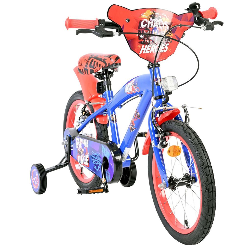 Детски велосипед с помощни колела, Sonic, 16 инча