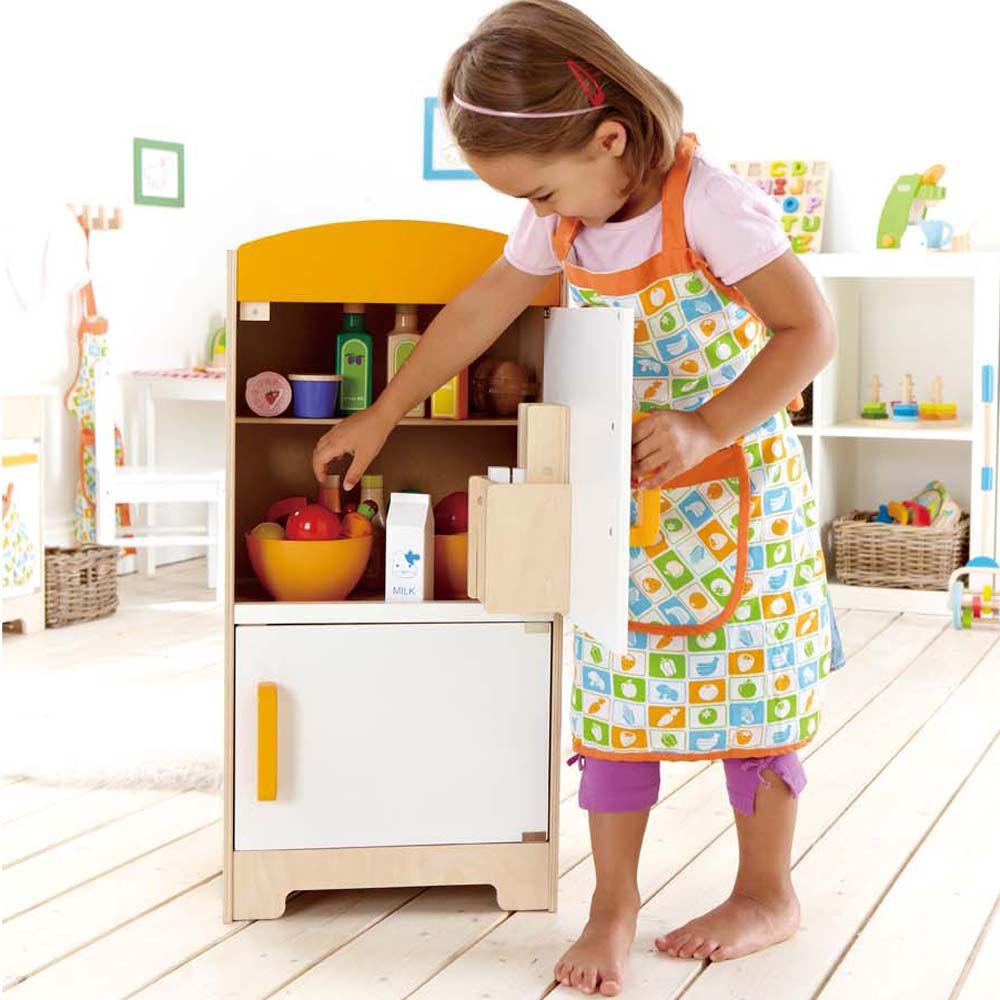 Дървен детски хладилник