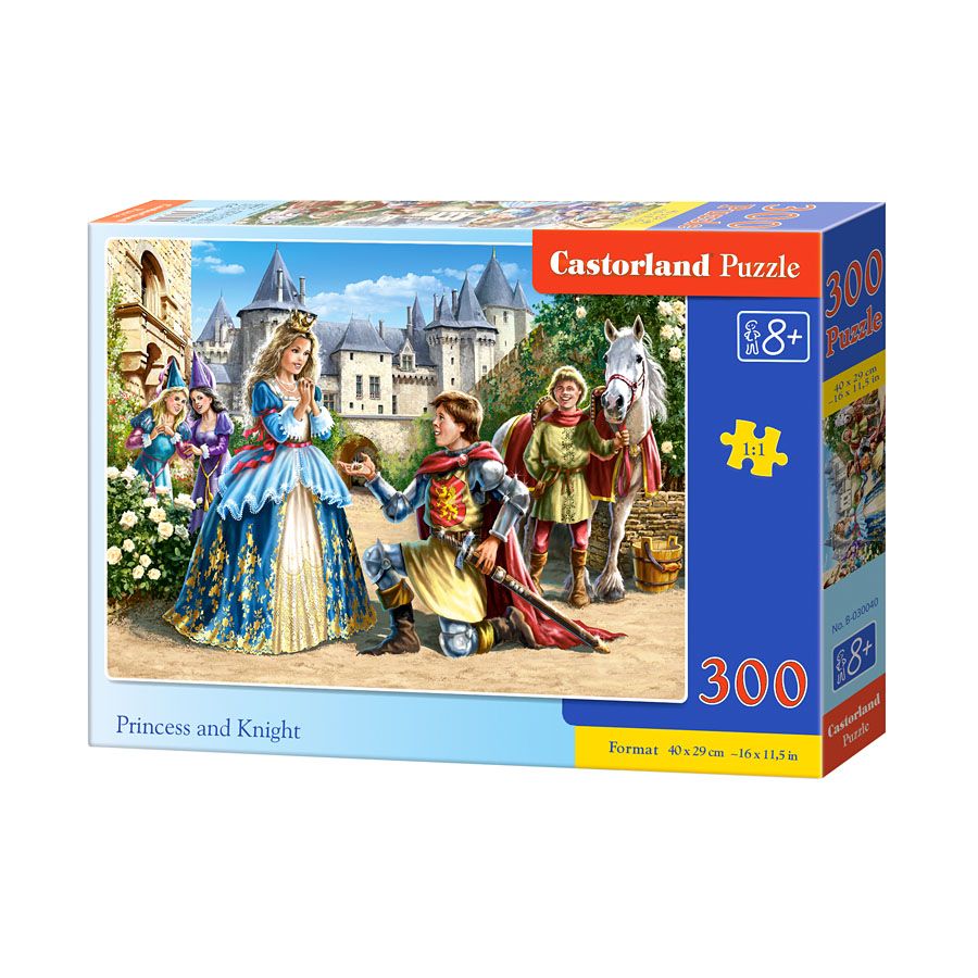 Castorland, Принцесата и рицаря, пъзел 300 части