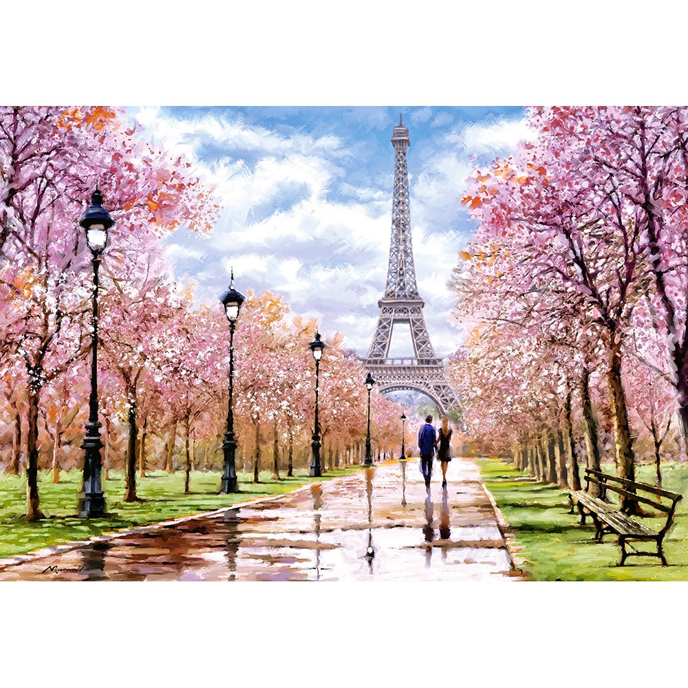 Романтична разходка в Париж, пъзел 1000 части