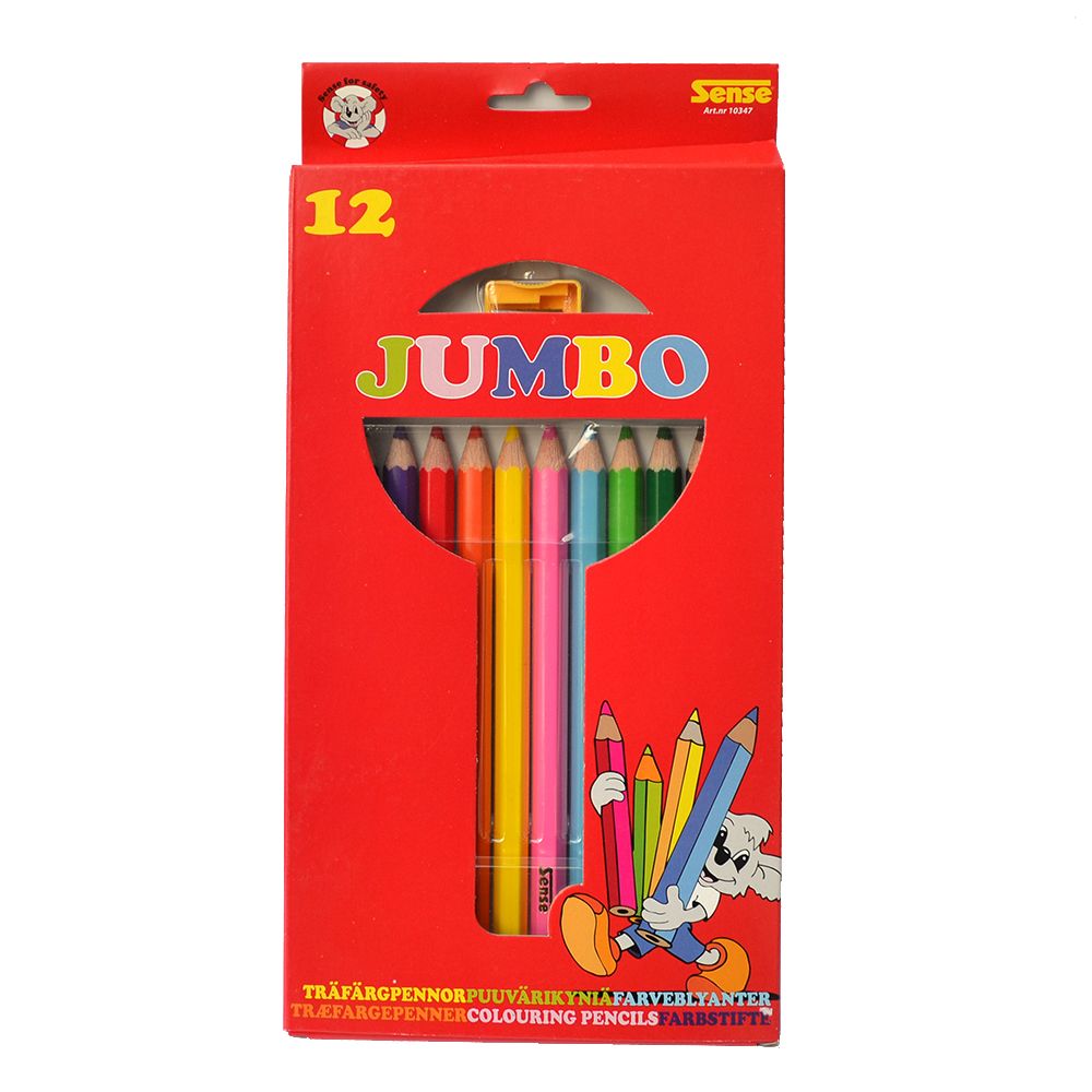 Sense, Цветни моливи Джъмбо, 12 броя