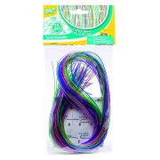 Цветни нишки за плетене, металик, Filofun