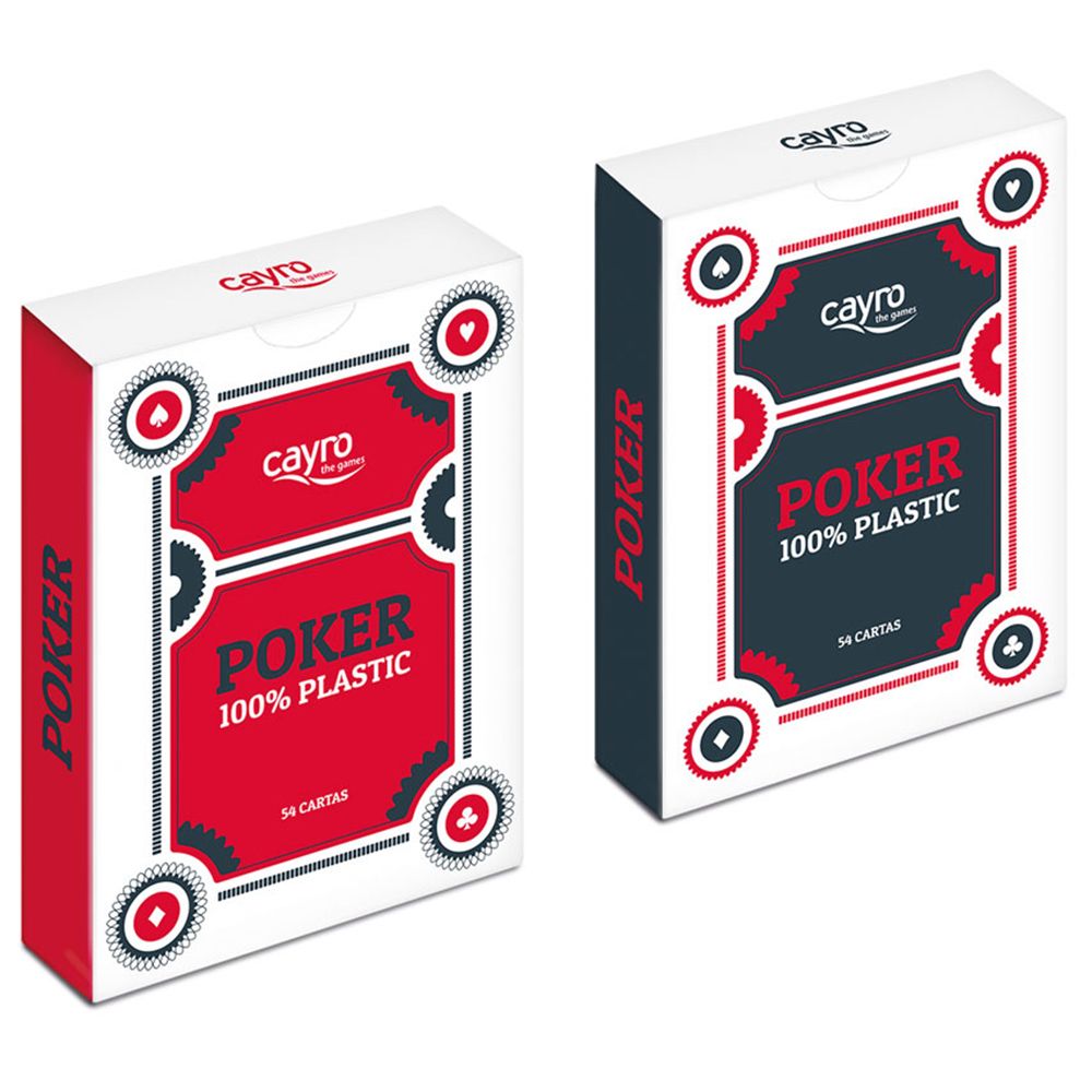 Карти за покер, 100% пластик