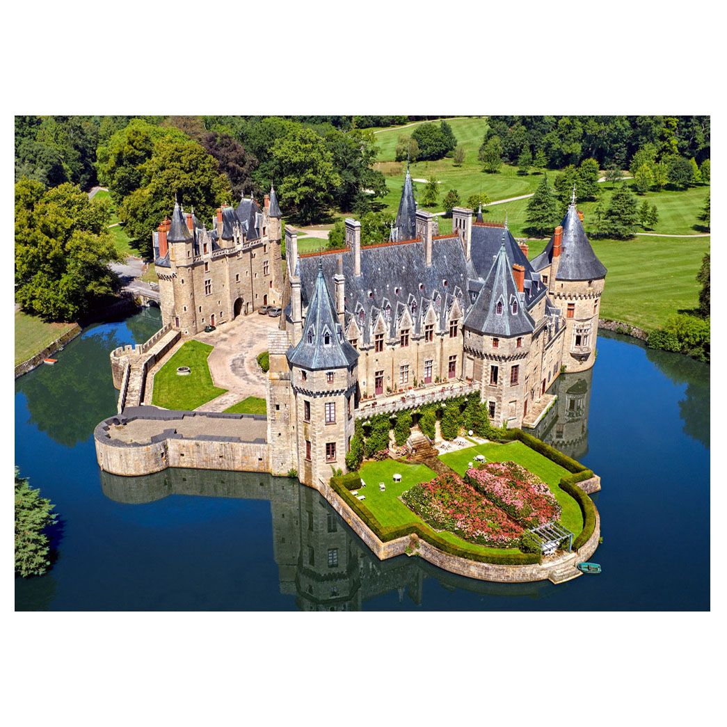Замък в Долината на Лоара, Франция, пъзел 1000 части