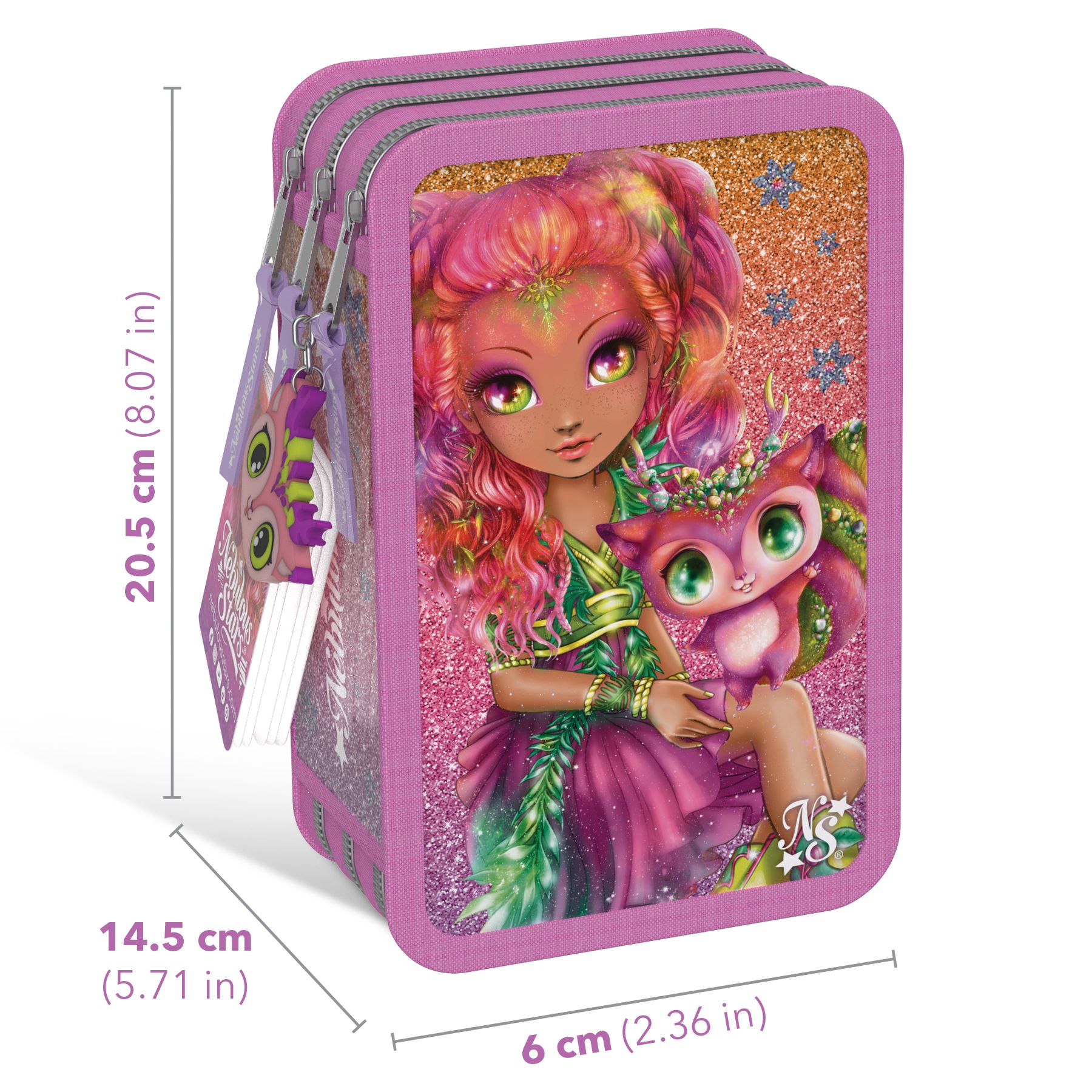 Ученически несесер Хазелия, С три секции