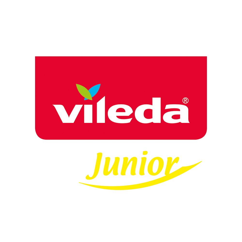 Детски комплект за почистване Vileda – моп, метла и лопатка, 4 части,