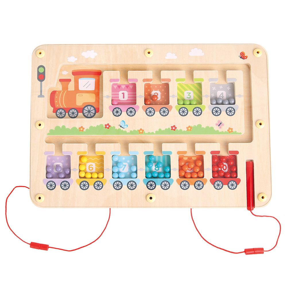 Lelin Toys, Магнитен лабиринт за тренировки по писане с двустранна дъска