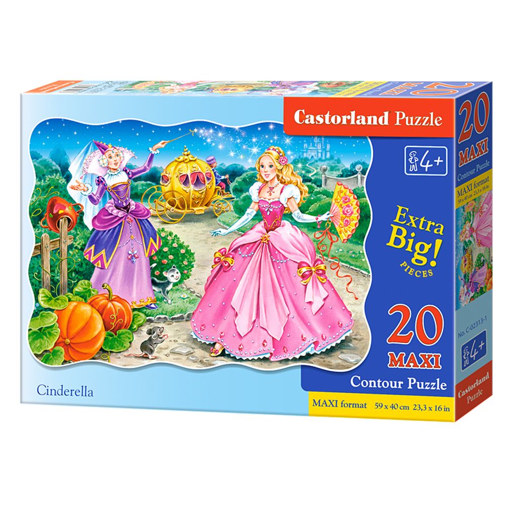 Пепеляшка, пъзел 20 части