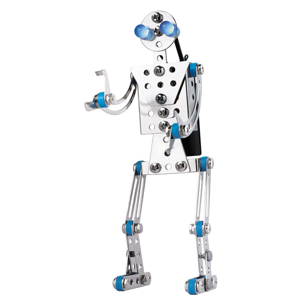 Метален конструктор, Робот -2 модела, 120 части, LED