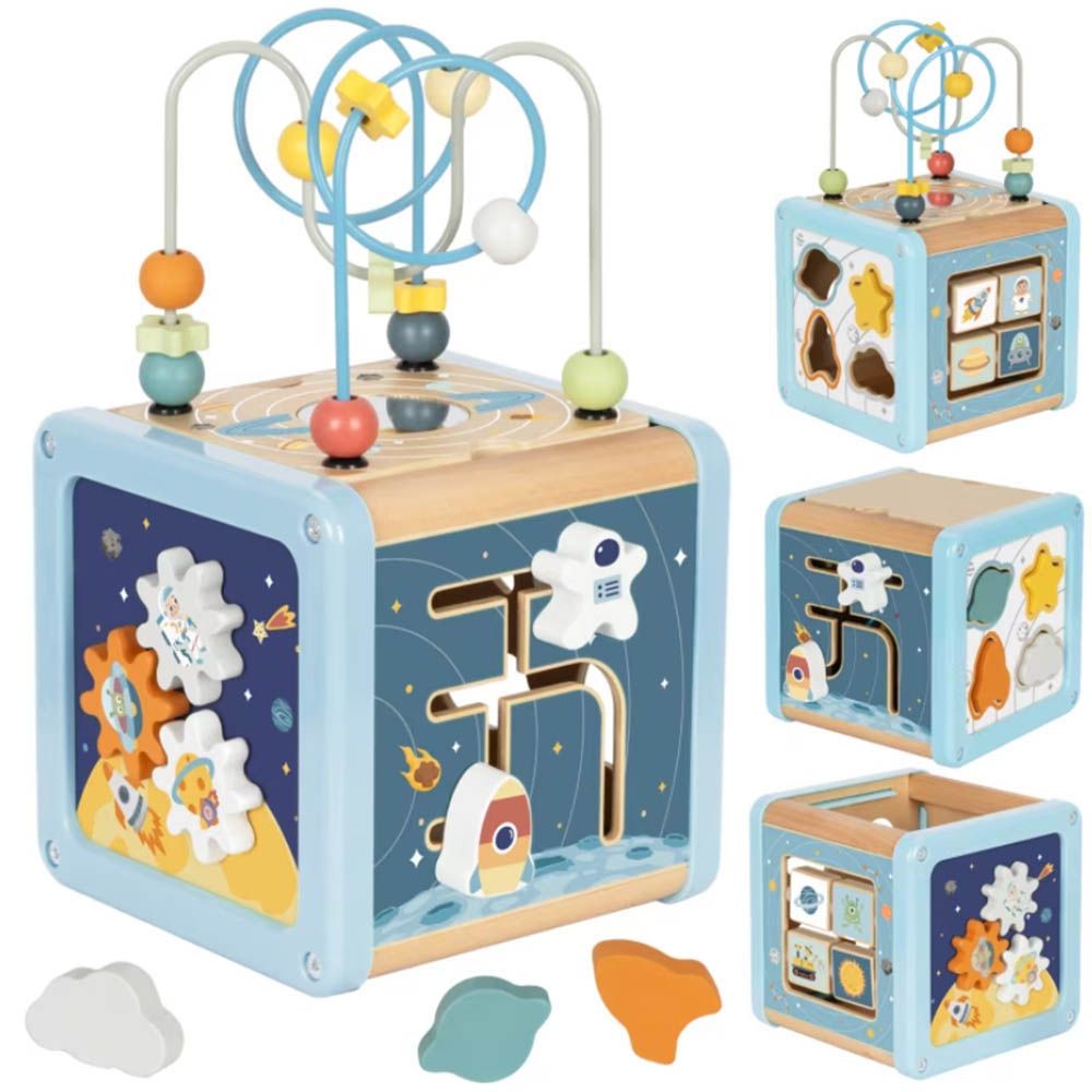 TookyToy, Дидактически дървен куб, Космос