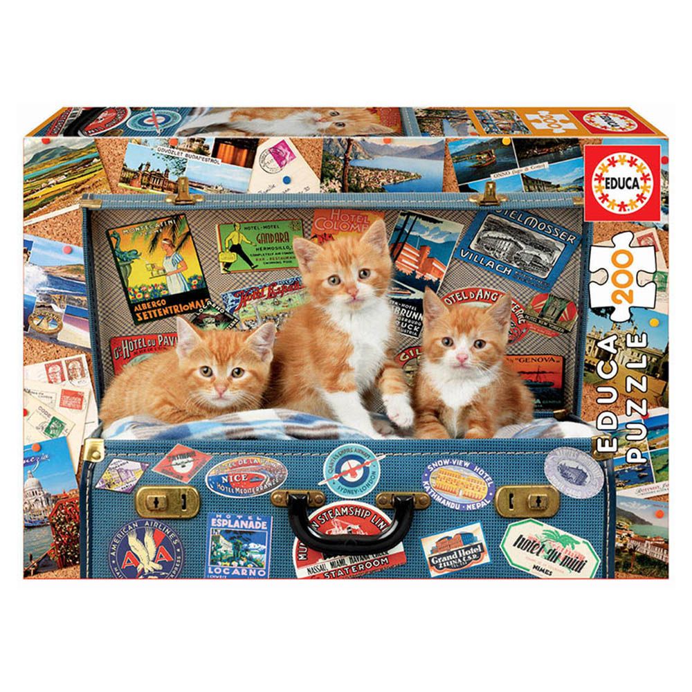 Educa, Пътешественици, пъзел 200 части