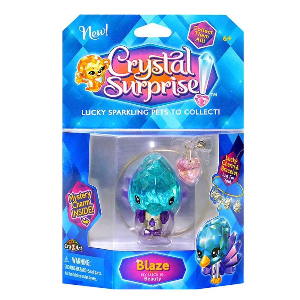 CRYSTAL SURPRISE 5200, Блестящо животинче с 2 талисманчета и гривна