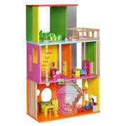 Classic worls  Дървена модерна къща за кукли