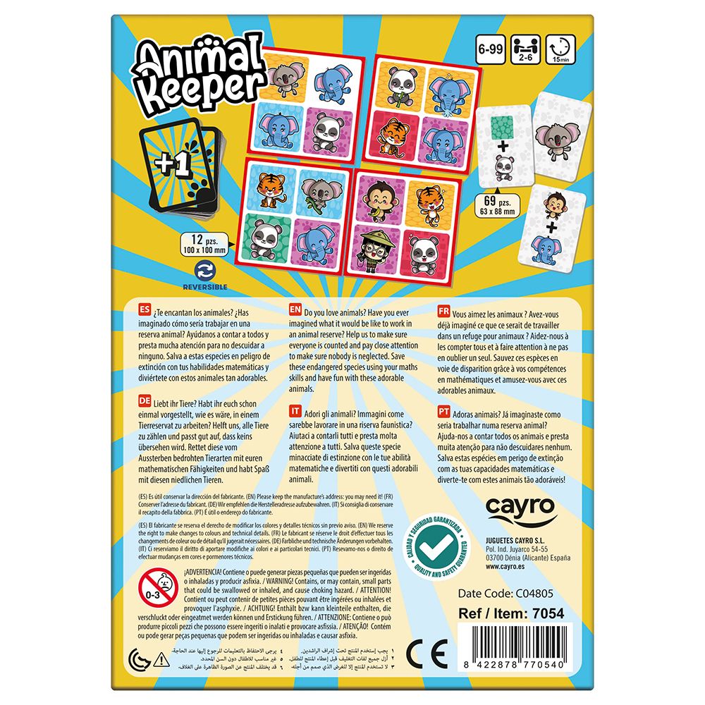 Игра с карти, Спаси животните