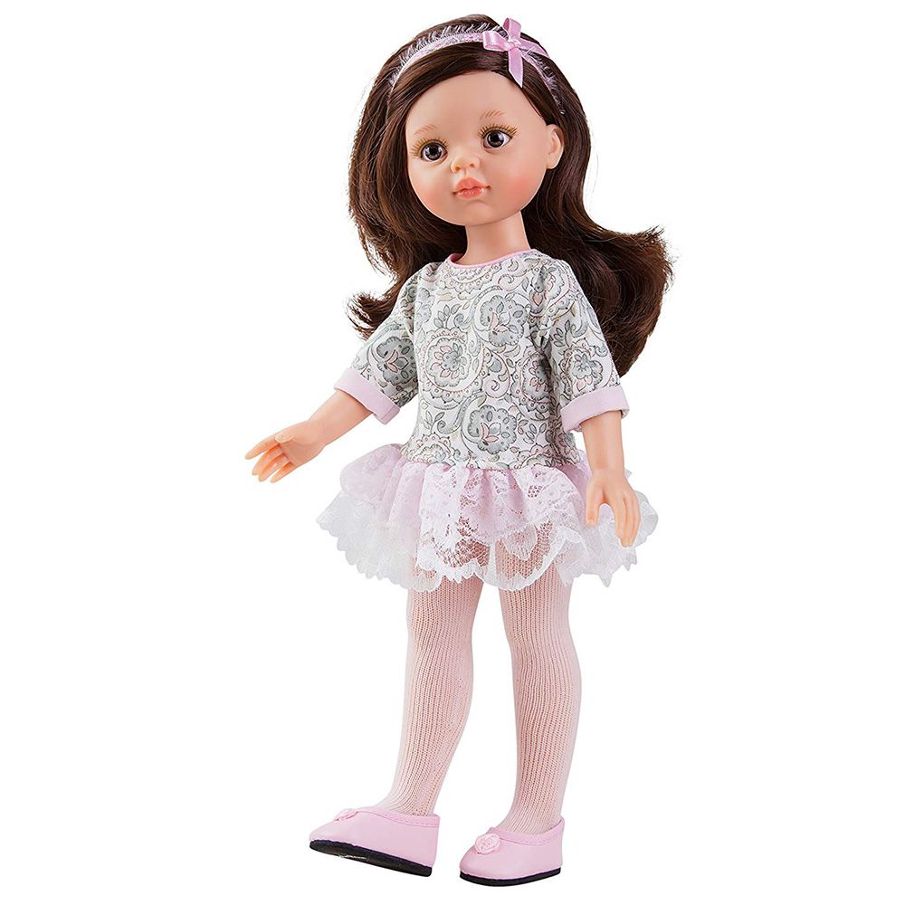 Bailarinas, Кукла Карол, с рокля на цветя и дантели, Paola Reina
