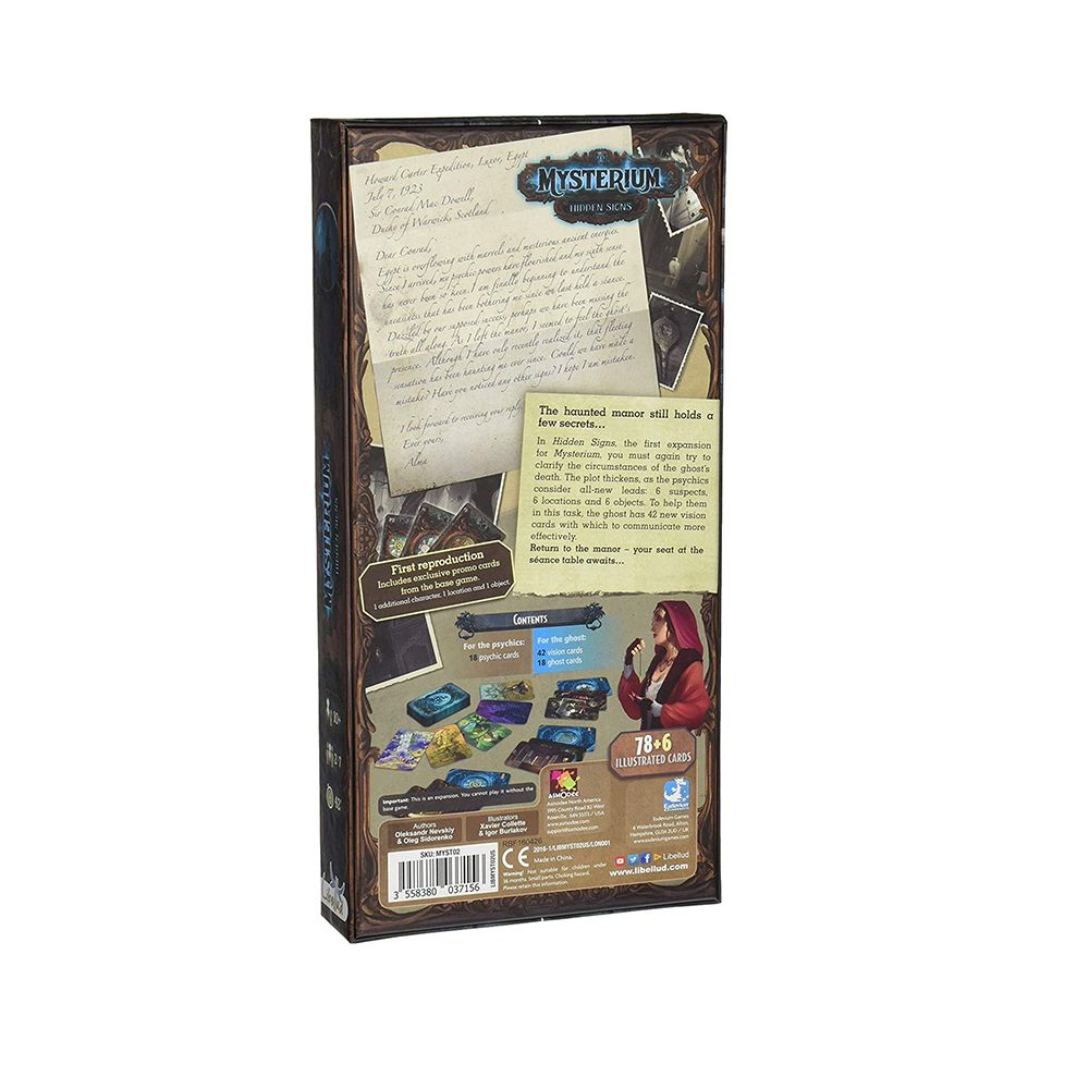 Mysterium Hidden Signs, разширение за настолна игра