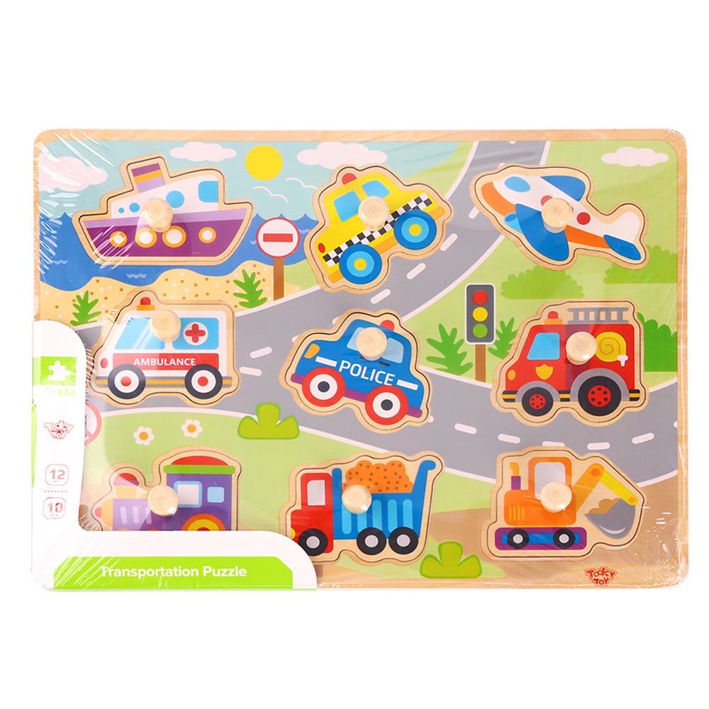 Дървен пъзел с дръжки, Превозни средства