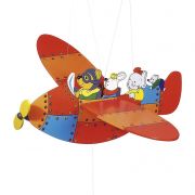 Декорация за детска стая, Червен самолет