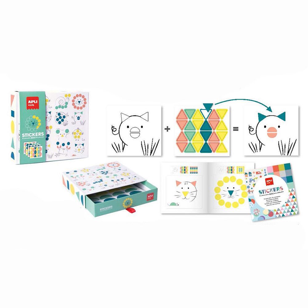 Дидактическа игра със стикери, Очарователни животни