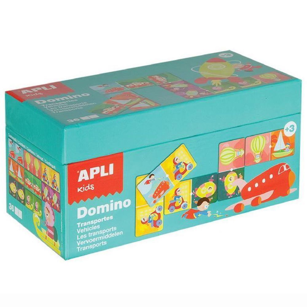 Apli kids, Детско домино, Транспортни средства, 36 елемента