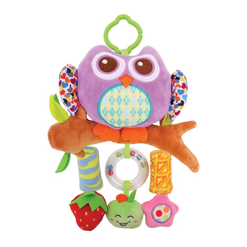Lorelli toys, Играчка с три камбанки, Лилав Бухал