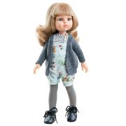 Кукла Карла, с плетена жилетка, 32 см